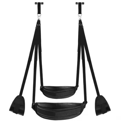 Belle Exotics Enterprises Limited BONDAGE SET VERTICAL BLISS- DOOR HARNESS- BLACK-  Unleash Desire in Trinidad and Tobago, Jamaica, Barbados, Guyana, Bahamas, USA, and Canada