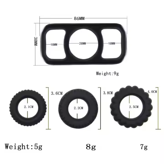 GET HIM READY MALE COCK RING - BLACK BELLE EXOTICS- TRINIDAD AND TOBAGO- Unleash Desire in Trinidad and Tobago, Jamaica, Barbados, Guyana, Bahamas, USA, and Canada
