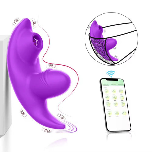 Play Time- Discreet - App- Controlled Wearable vibrating Panty Purple BELLE EXOTICS-TRINIDAD AND TOBAGO-Discover Pleasure and Style with Belle Exotics Vibrator Collection - Empowering Intimacy in Trinidad and Tobago, Jamaica, Barbados, Guyana, Bahamas, USA, and Canada 