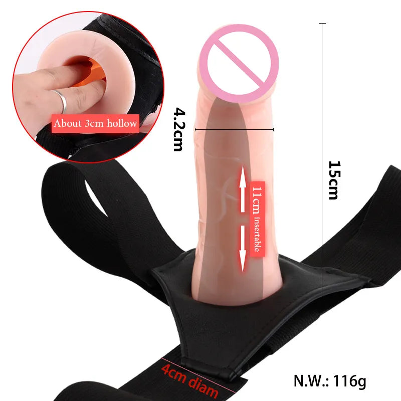 Belle Exotics COUPLE TOYS- EXTEND ME- HOLLOW WEARABLE STRAP-ON DILDO- BLACK. Belle Exotics- TRINIDAD AND TOBAGO- Confidence and Passion with Belle Exotics Male Enhancers Collection - Unleash Desire in Trinidad and Tobago, Jamaica, Barbados, Guyana, Bahamas, USA, and Canada

