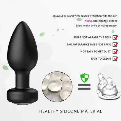 Belle Exotics- Backstage Bliss- Remote Controlled Vibrating Anal Plug- Small- Unleash Desire in Trinidad and Tobago, Jamaica, Barbados, Guyana, Bahamas, USA, and Canada
