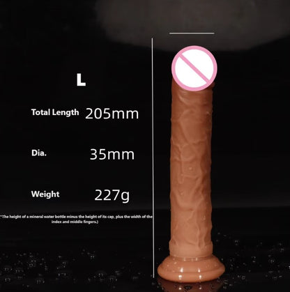 Belle Exotics-Fill Me Up- Soft Realistic Dildo- 8 Inches Trinidad and Tobago, Jamaica, Barbados, Guyana, Bahamas, USA, and Canada
