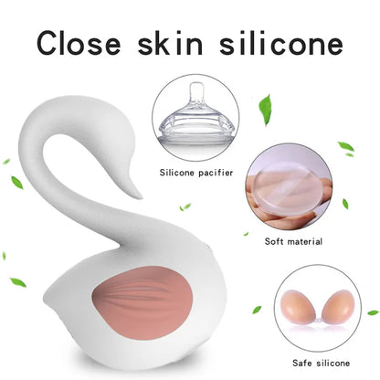 Belle Exotics HER TOYS MS.SWAN- DISCREET 2 IN 1 VIBRATOR- PINK. TRINIDAD AND TOBAGO-Discover Pleasure and Style with Belle Exotics Vibrator Collection - Empowering Intimacy in Trinidad and Tobago, Jamaica, Barbados, Guyana, Bahamas, USA, and Canada