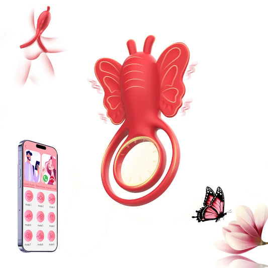 Belle Exotics His Toy ONYX- APP CONTROLLED 3 IN 1 VIBRATING COCK RING & CLIT MASSAGER -RED-TRINIDAD AND TOBAGO-Unleash Passion and Connection with Belle Exotics Couple Toy Collection - Redefining Intimacy in Trinidad and Tobago, Jamaica, Barbados, Guyana, Bahamas, USA, and Canada
