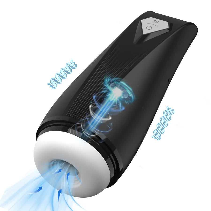 Belle Exotics MALE TOYS KNIGHT HIM- AUTOMATIC PENIS STROKER AND SUCTION CUP- BLACK- TRINIDAD AND TOBAGO- Confidence and Passion with Belle Exotics Male Enhancers Collection - Unleash Desire in Trinidad and Tobago, Jamaica, Barbados, Guyana, Bahamas, USA, and Canada
