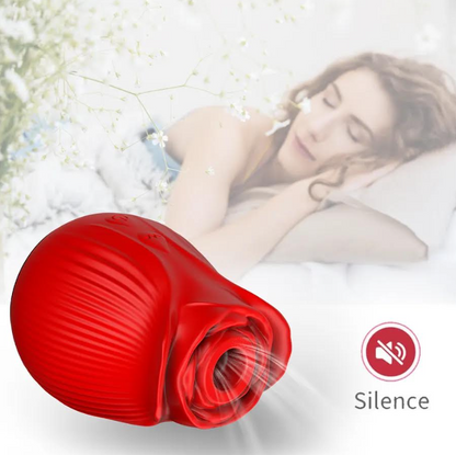 CHERRY SUCKING ROSE TOY VIBRATOR - RED - BELLE EXOTICS-TRINIDAD AND TOBAGO-Discover Pleasure and Style with Belle Exotics Vibrator Collection - Empowering Intimacy in Trinidad and Tobago, Jamaica, Barbados, Guyana, Bahamas, USA, and Canada