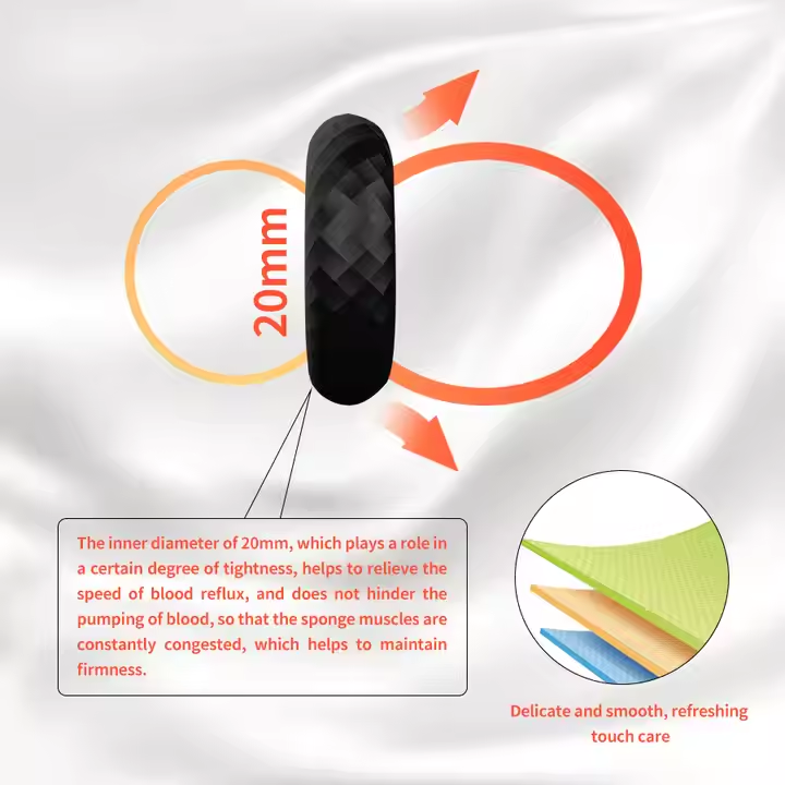 Belle Exotics Enterprises Limited 
GET HIM FIRM- INDIVIDUAL MALE RING-BLACK
Discover the power of improved performance and intensified pleasure as our premium selection of male rings promotes optimal blood circulation.