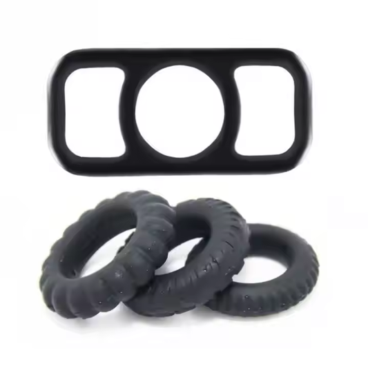 GET HIM READY MALE COCK RING - BLACK BELLE EXOTICS- TRINIDAD AND TOBAGO- Confidence and Passion with Belle Exotics Male Enhancers Collection - Unleash Desire in Trinidad and Tobago, Jamaica, Barbados, Guyana, Bahamas, USA, and Canada