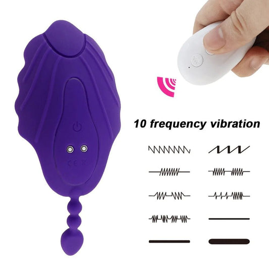 Belle Exotics HER TOYS TICKLE ME FANCY- WEARABLE VIBRATING PANTY- Purple TRINIDAD AND TOBAGO-Discover Pleasure and Style with Belle Exotics Vibrator Collection - Empowering Intimacy in Trinidad and Tobago, Jamaica, Barbados, Guyana, Bahamas, USA, and Canada