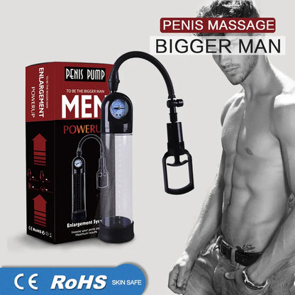 HIS LEISURE PENIS PUMP - Belle Exotics- TRINIDAD AND TOBAGO- Confidence and Passion with Belle Exotics Male Enhancers Collection - Unleash Desire in Trinidad and Tobago, Jamaica, Barbados, Guyana, Bahamas, USA, and Canada