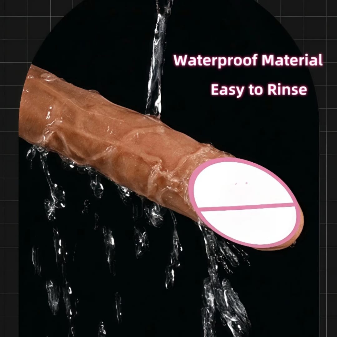 Your Lover- 4 in 1 Realistic Telescopic Dildo- Flesh