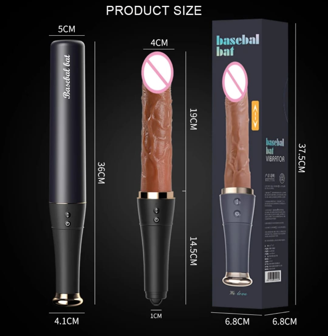 Your Lover- 4 in 1 Realistic Telescopic Dildo- Flesh