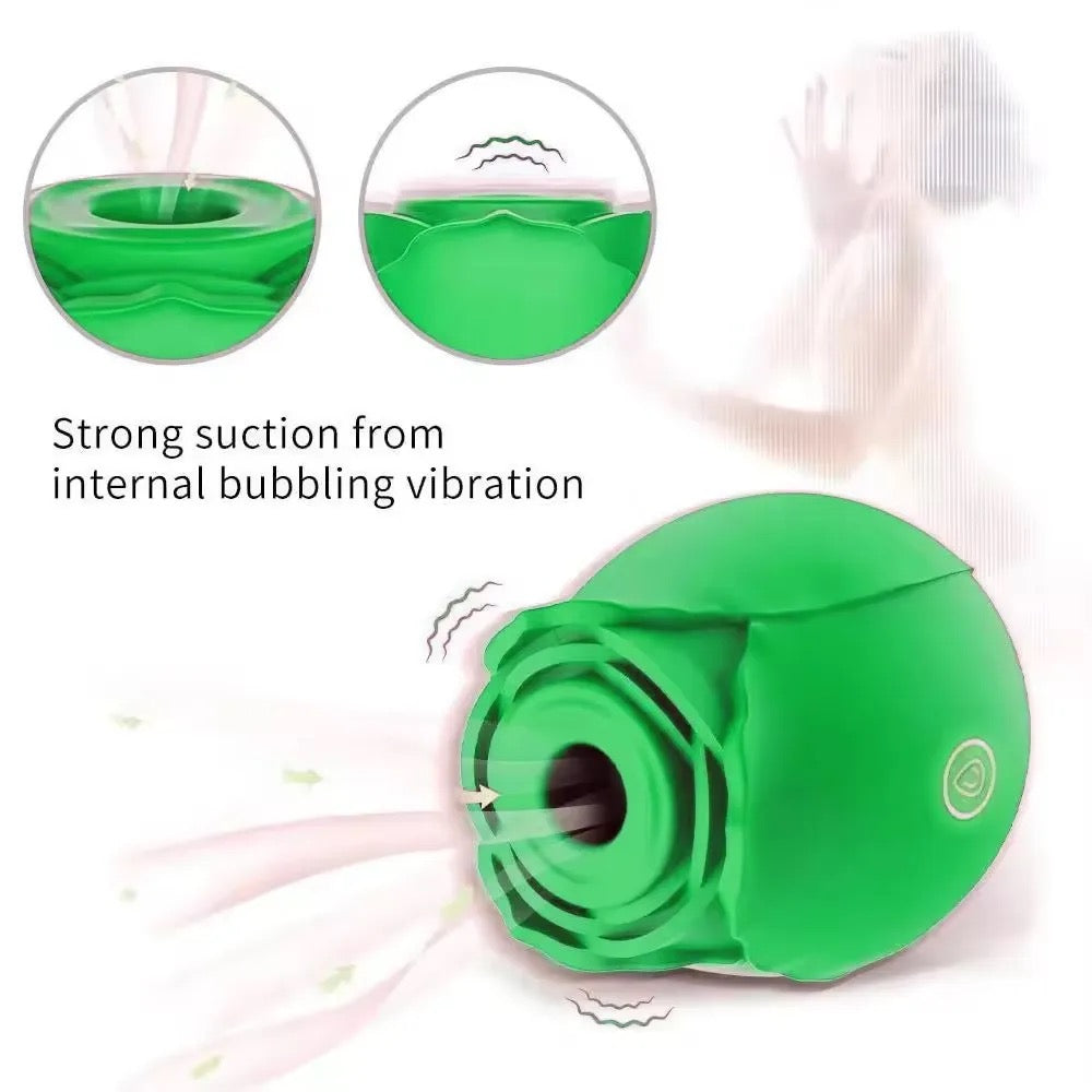 SCARLET GLOW SUCKING ROSE TOY VIBRATOR-PINL, YELLOW, BLUE, WHITE, GREEN  - BELLE EXOTICS-TRINIDAD AND TOBAGO-Discover Pleasure and Style with Belle Exotics Vibrator Collection - Empowering Intimacy in Trinidad and Tobago, Jamaica, Barbados, Guyana, Bahamas, USA, and Canada