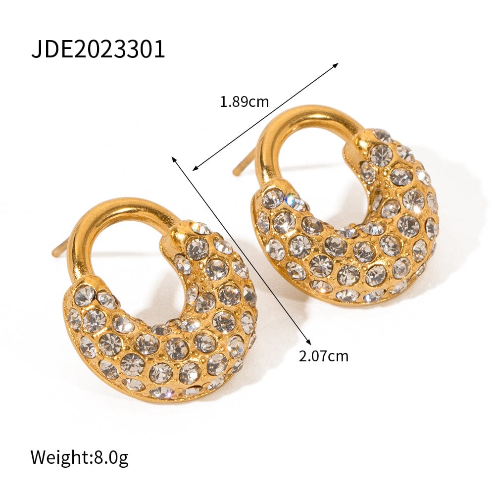 Elegant Mi Amore earrings, adding a touch of glamour to your ensemble. Discover the finest earrings in Trinidad and Tobago fashion