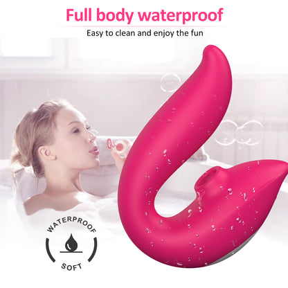 BELLE EXOTICS| EVERLASTING- 2 IN 1 SUCKING VIBRATING PANTY- PINK