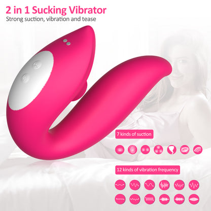 BELLE EXOTICS| EVERLASTING- 2 IN 1 SUCKING VIBRATING PANTY- PINK
