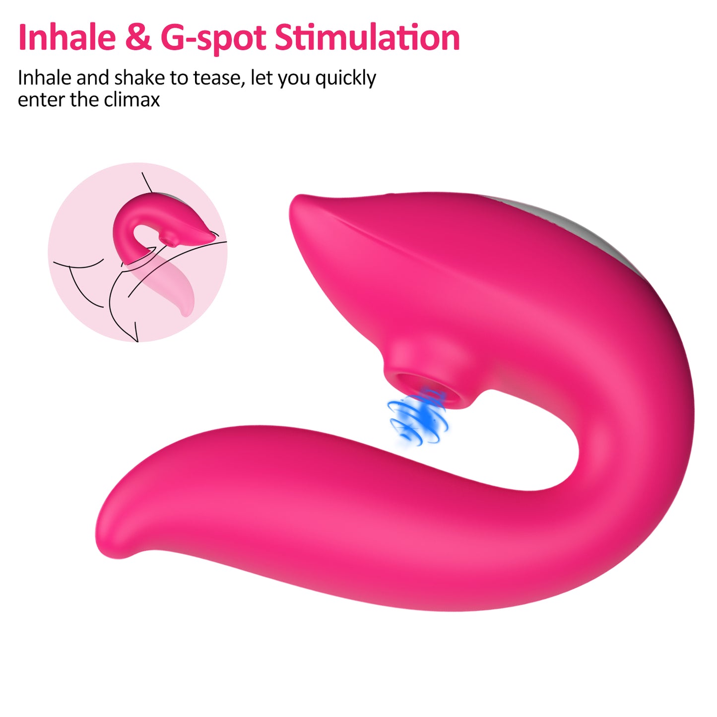 BELLE EXOTICS| EVERLASTING- 2 IN 1 SUCKING VIBRATING PANTY- PINK