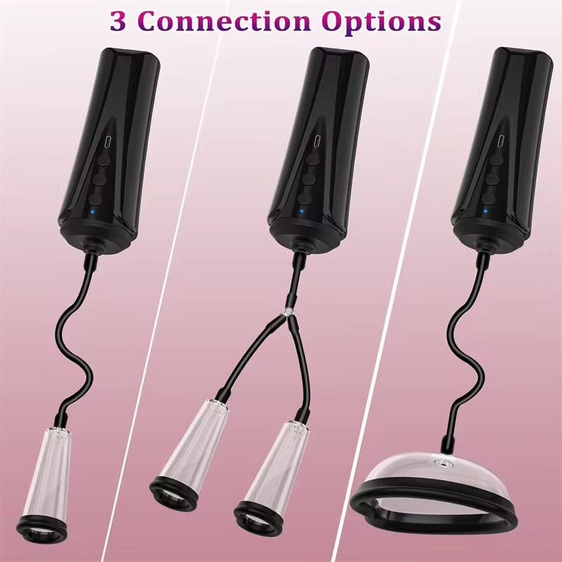 Belle Exotics Enterprises Limited - Passionate - 3 in 1 nipple and vaginal pump black -Find your perfect fit with items tailored for your needs.