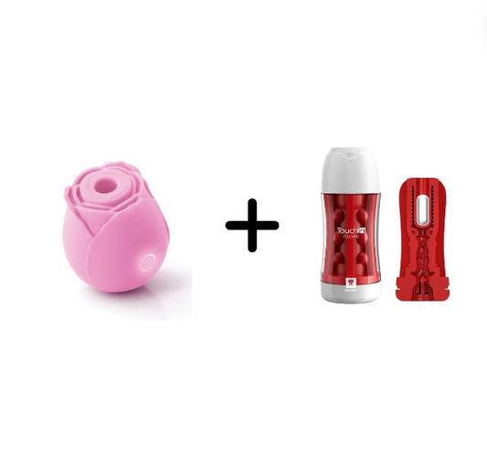 Belle Exotics | Pleasure Products BELLE BUNDLE SAUCY GLOW- HIS & HER ROSE BUNDLE- SUCKING