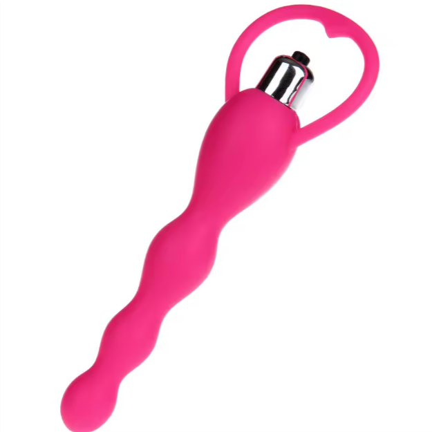 Merry Me- Vibrating Anal Bead- Black