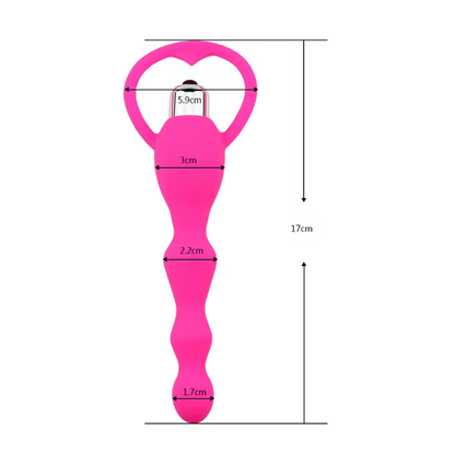 Merry Me-Vibrating Anal Bead -Pink