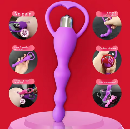 Merry Me-Vibrating Anal Bead -Pink