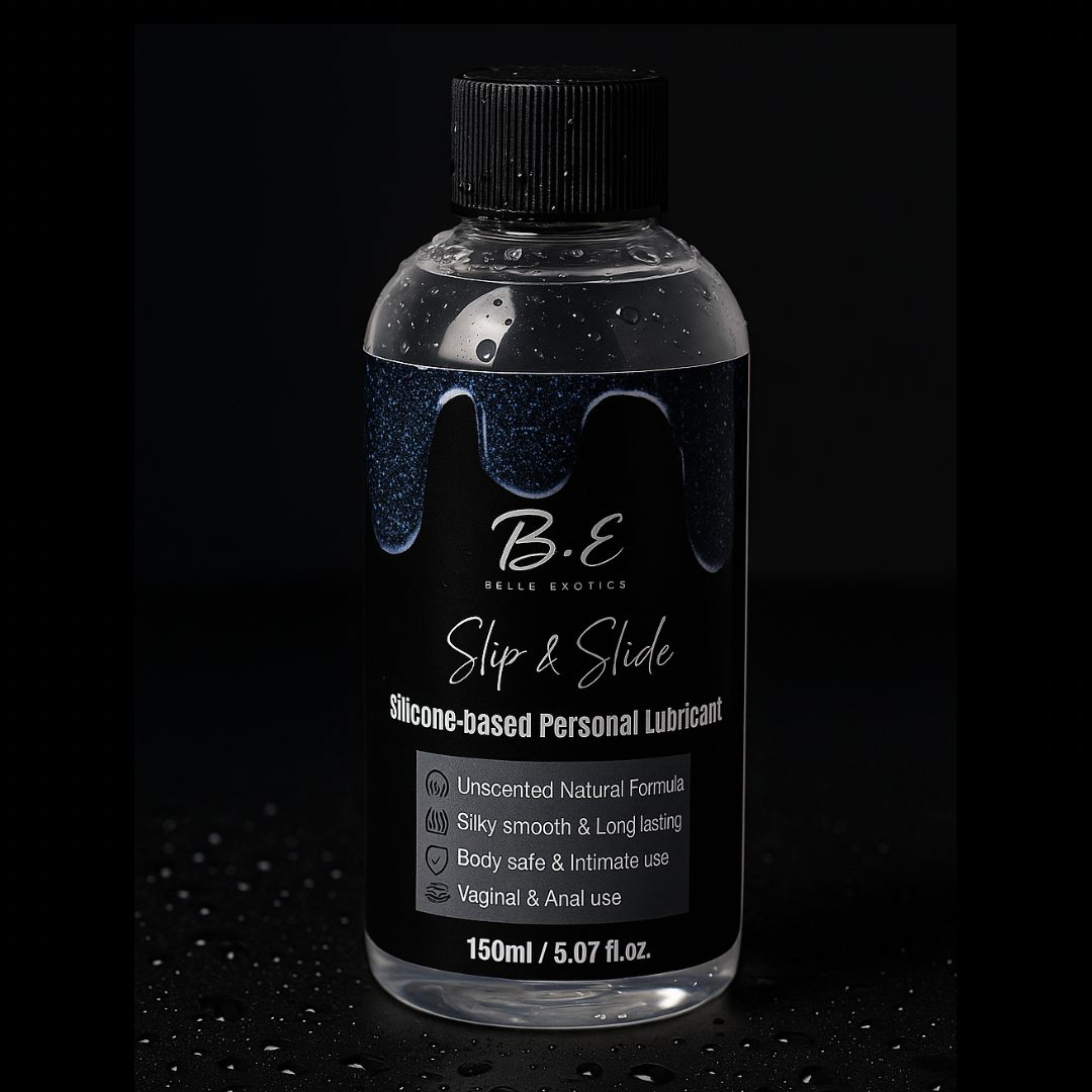 Slip and Slide- Silicone-Based Lubricant- 150ml Belle Exotics Toys Trinidad and Tobago
Immerse yourself in a world of heightened pleasure and sensuality with our premium selection of lubricants, liquid enhancers, and anal ease products.