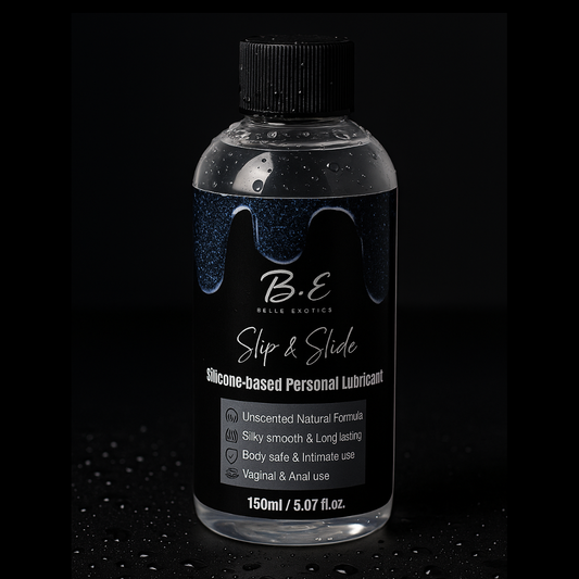 Slip and Slide- Silicone-Based Lubricant- 150ml Belle Exotics Toys Trinidad and Tobago
Immerse yourself in a world of heightened pleasure and sensuality with our premium selection of lubricants, liquid enhancers, and anal ease products.