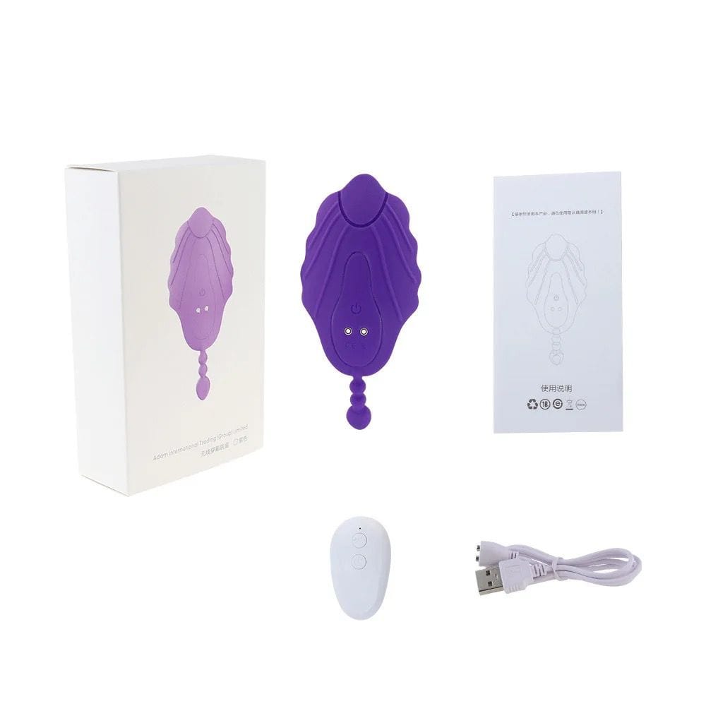 Belle Exotics HER TOYS TICKLE ME FANCY- WEARABLE VIBRATING PANTY PURPLE-TRINIDAD AND TOBAGO-Discover Pleasure and Style with Belle Exotics Vibrator Collection - Empowering Intimacy in Trinidad and Tobago, Jamaica, Barbados, Guyana, Bahamas, USA, and Canada