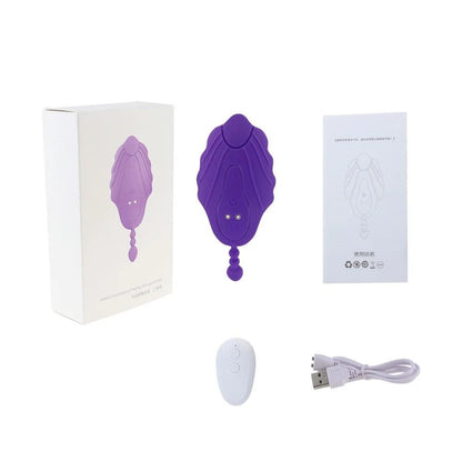 Belle Exotics HER TOYS TICKLE ME FANCY- WEARABLE VIBRATING PANTY PURPLE-TRINIDAD AND TOBAGO-Discover Pleasure and Style with Belle Exotics Vibrator Collection - Empowering Intimacy in Trinidad and Tobago, Jamaica, Barbados, Guyana, Bahamas, USA, and Canada