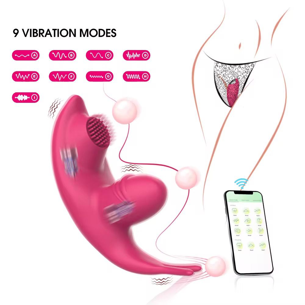 Play Time- Discreet  App Controlled Wearable Vibrating Panty- Pink