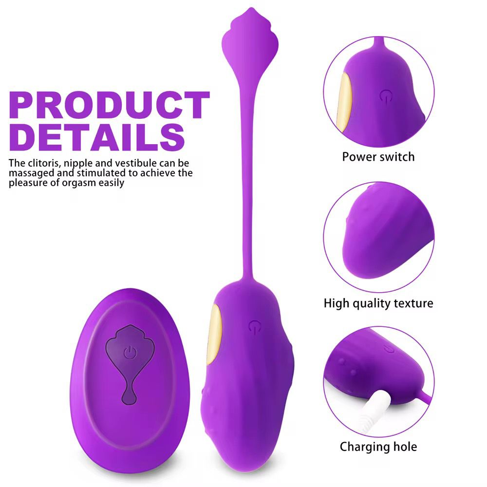 Blissful- Vibrating Kegel Egg - Pink