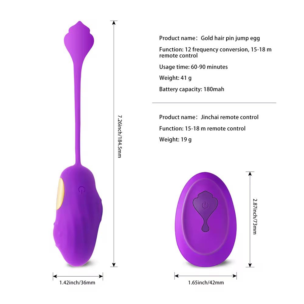 Blissful- Vibrating Kegel Egg - Pink