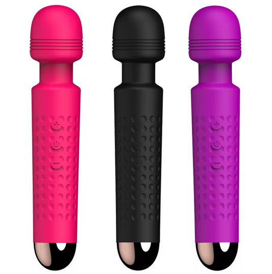 More Juicy- 25 Speed Vibrating Wand - Black