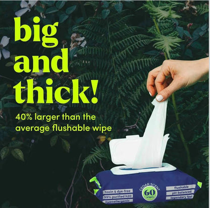 Fresh Comfort Flushable Wipes– Botanical Bliss