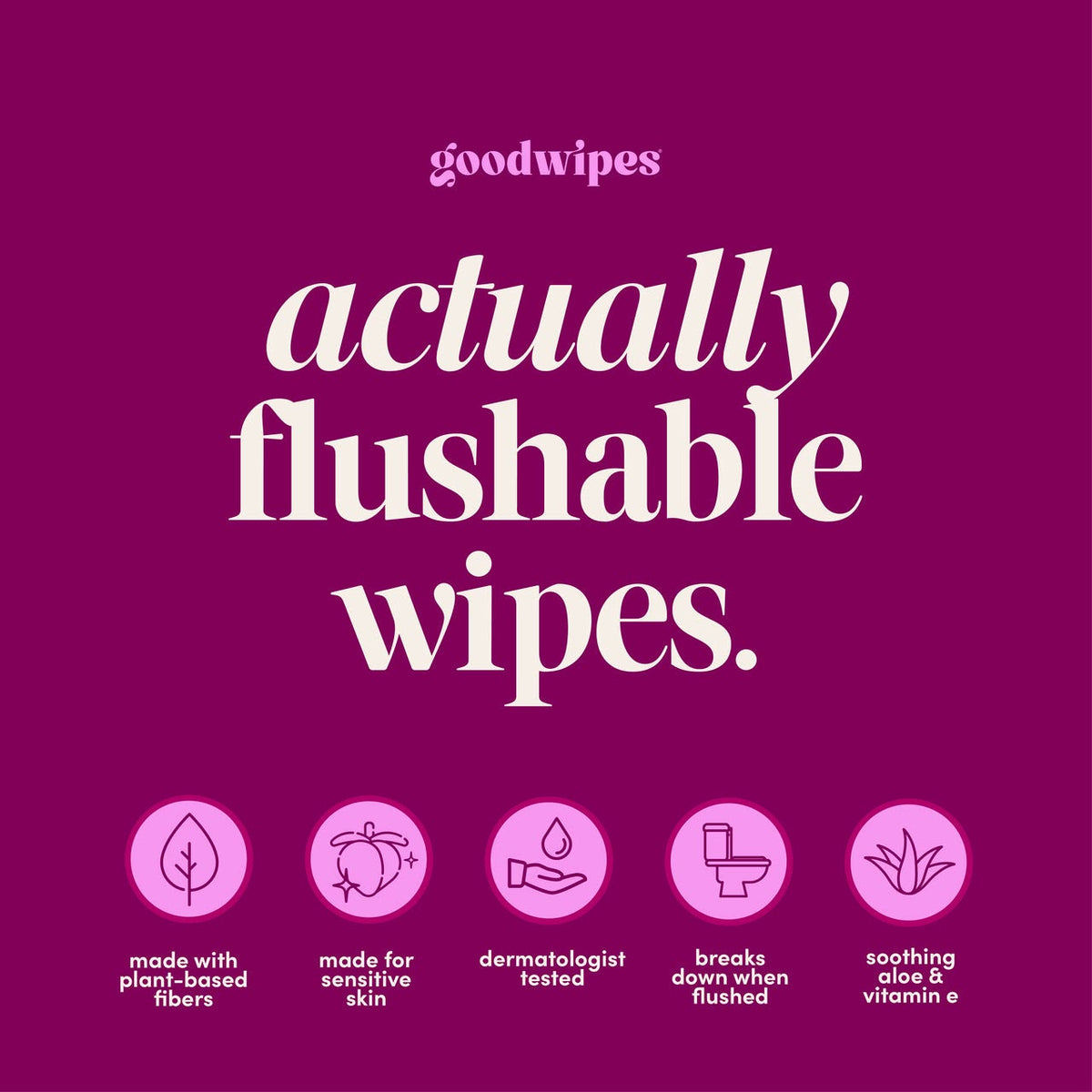 Fresh Comfort Flushable Wipes– Botanical Bliss