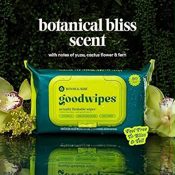 Fresh Comfort Flushable Wipes– Botanical Bliss