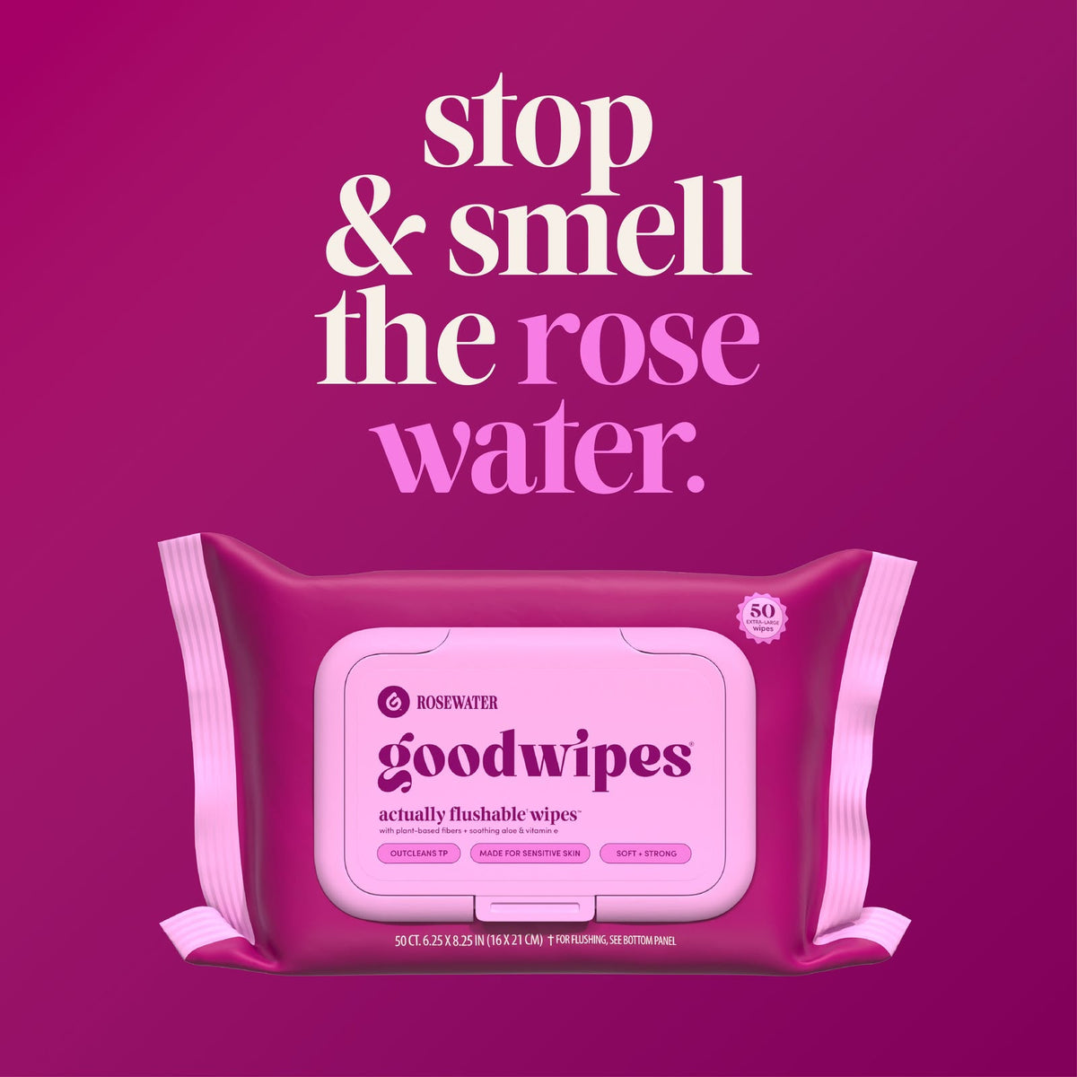 Fresh Comfort Flushable Wipes– Botanical Bliss