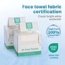 Shop IsleAura & Co Soft Touch XL Facial Towels, 50 count. Ultra-soft, thick disposable face towels made with 100% USDA Certified Biobased material for your daily skincare routine.