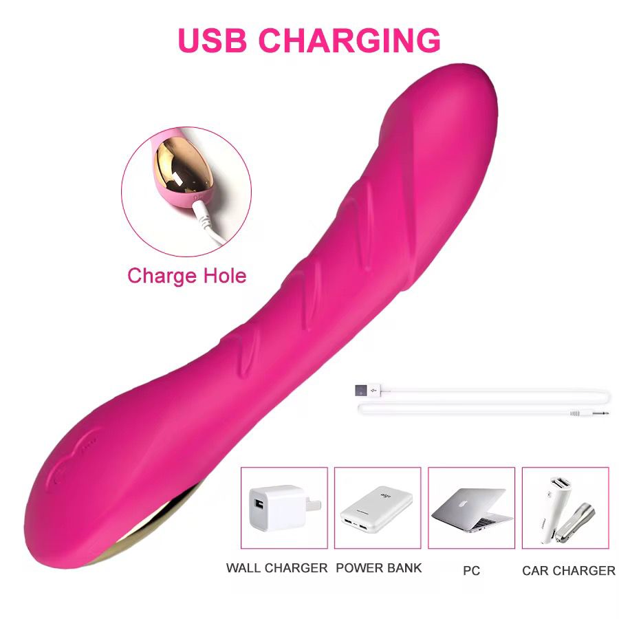 Her Delight- 2 in 1 Bendable Vibrator- Pink