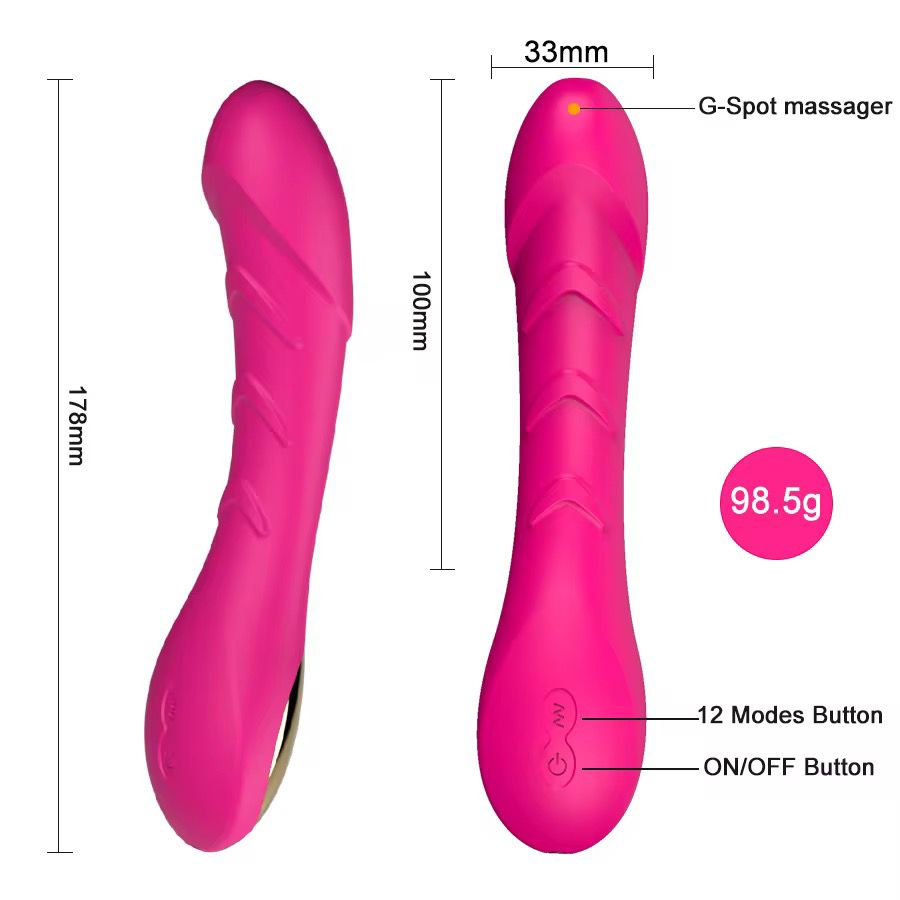 Her Delight- 2 in 1 Bendable Vibrator- Pink