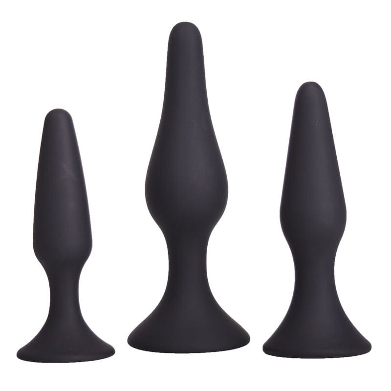 Belle Exotics ANAL TOYS SEDUCTIVE CURVE - LARGE- ANAL PLUG - BLACK