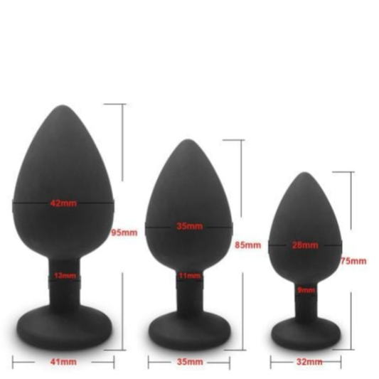 PURE BLISS ANAL PLUG + BEAD BUNDLE (SMALL) - Our Anal beginner friendly anal plugs sizes, part of our Pure Bliss set. Belle Exotics Redefining Intimacy in Trinidad and Tobago. Shop Belle Exotics at our Valsayn North and Marabella locations.