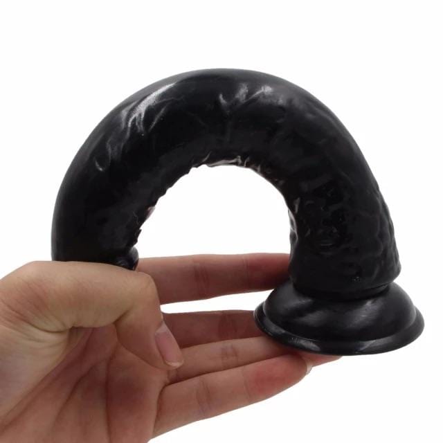 BELLE EXOTICS DAMN ZADDY- DILDO (LARGE) - BLACK | REALISTIC DILDO-Discover Exquisite Pleasure with Belle Exotics Dildo Collection  in Trinidad and Tobago, Jamaica, Barbados, Guyana, Bahamas, USA, and Canada