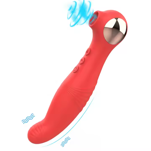 Belle Exotics Enterprises Limited 
ECLIPSE- 2 IN 1 SUCKING VIBRATOR AND DILDO- RED
Indulge in the pleasure-inducing power of our top-rated vibrators, carefully crafted to elevate your sensual experiences.
