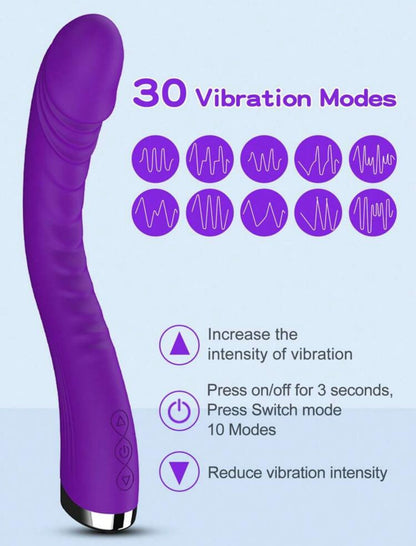 Belle Exotics Enterprises Limited OASIS- FLAT VIBRATING WAND- PURPLE