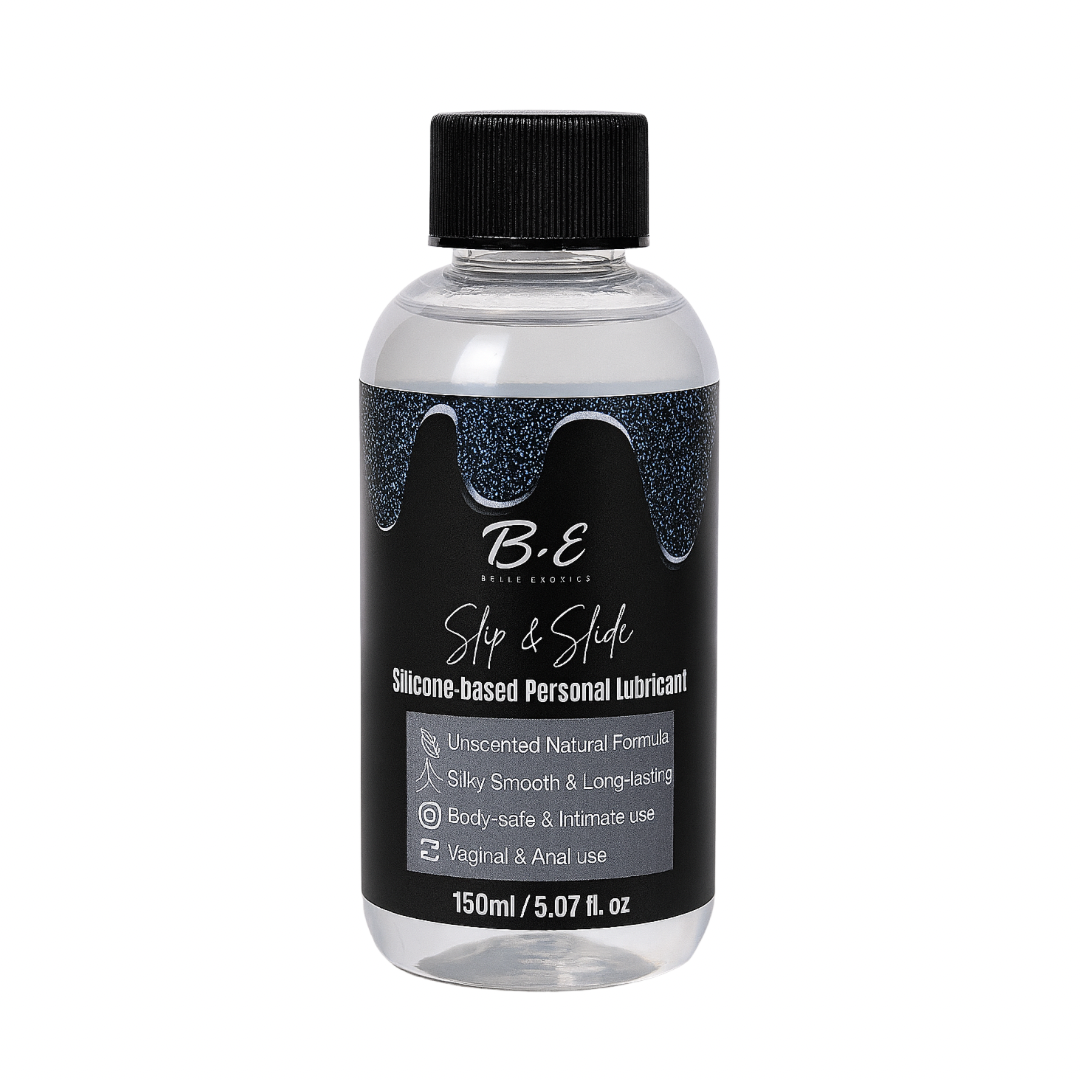 Slip and Slide- Silicone-Based Lubricant- 150ml Belle Exotics Toys Trinidad and Tobago
Immerse yourself in a world of heightened pleasure and sensuality with our premium selection of lubricants, liquid enhancers, and anal ease products.
