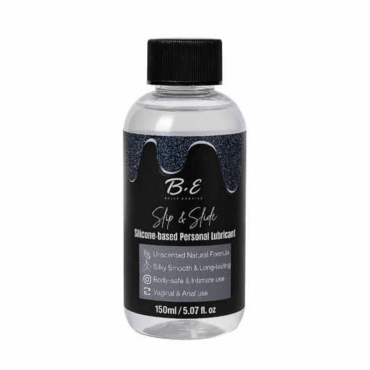 Slip and Slide- Silicone-Based Lubricant- 150ml Belle Exotics Toys Trinidad and Tobago
Immerse yourself in a world of heightened pleasure and sensuality with our premium selection of lubricants, liquid enhancers, and anal ease products.
