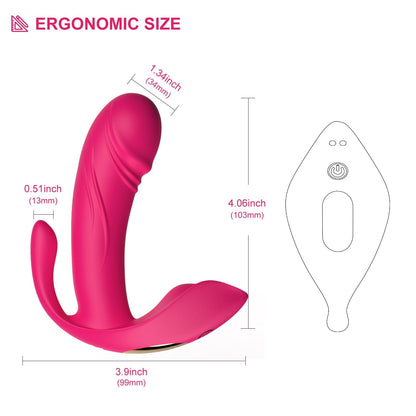 Belle Exotics HER TOYS KATRINA- REMOTE CONTROL 3 IN 1 VIBRATING PANTY- PINK-TRINIDAD AND TOBAGO-Discover Pleasure and Style with Belle Exotics Vibrator Collection - Empowering Intimacy in Trinidad and Tobago, Jamaica, Barbados, Guyana, Bahamas, USA, and Canada