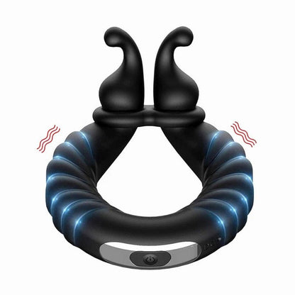 Belle Exotics MALE TOYS PUT A RING ON IT - RECHARGEABLE VIBRATING COCK RING - BLACK- TRINIDAD AND TOBAGO- Confidence and Passion with Belle Exotics Male Enhancers Collection - Unleash Desire in Trinidad and Tobago, Jamaica, Barbados, Guyana, Bahamas, USA, and Canada